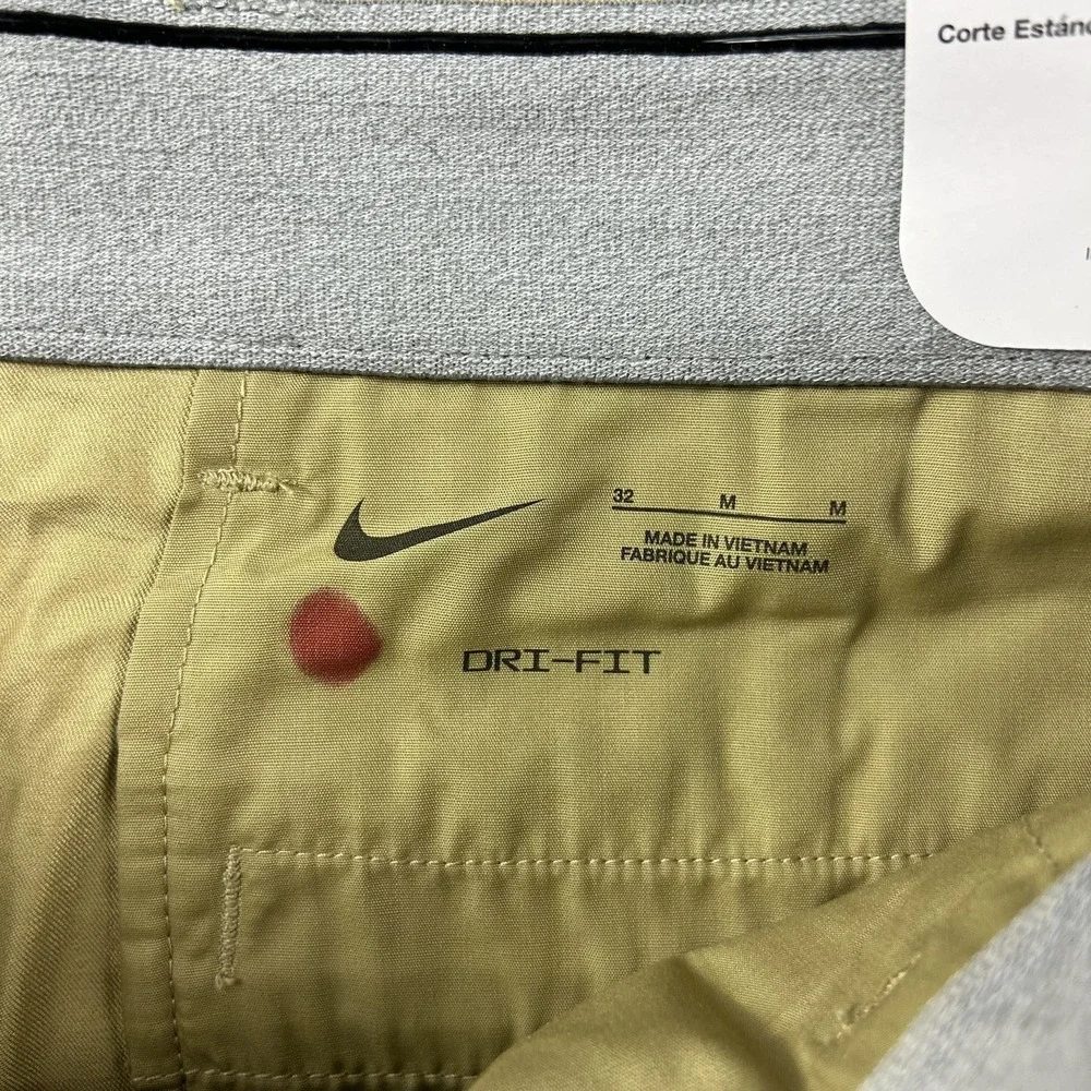 Nike Pants Mens 32 Beige Dri-FIT Standard Fit Golf Chino Twill‎ Performance